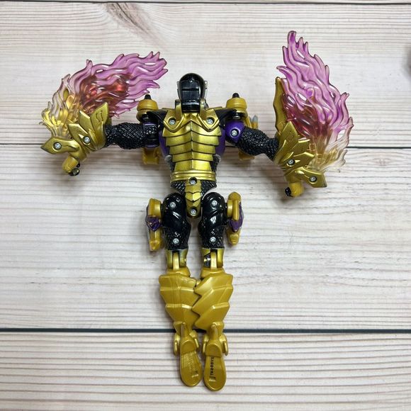 VTG Bandai 2 Action Figures 1994 Goldar & 2005 Mystic Force Black Power Rangers - Picture 9 of 16